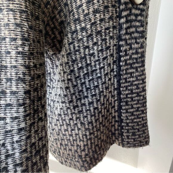 AVA Sweater Mohair Blend Chunky Large Collar Cardigan SZ S - Picture 10 of 15